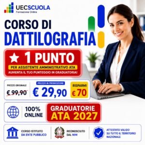 Home 8 Corso di Dattilografia Online | Certificazione per Personale ATA