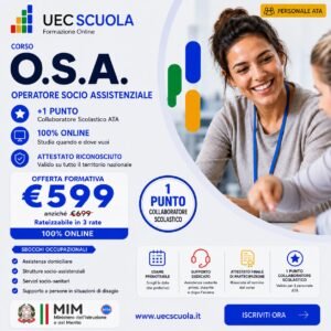 Corso O.S.A. per Operatore Socio-Assistenziale | Formazione per il Personale ATA