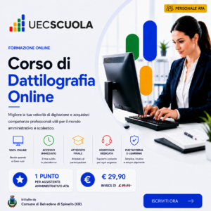 Home 9 Corso di Dattilografia Online | Certificazione per Personale ATA