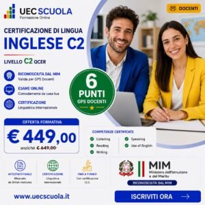 Certificazione Inglese C2 British Institutes Online | 6 Punti GPS Docenti