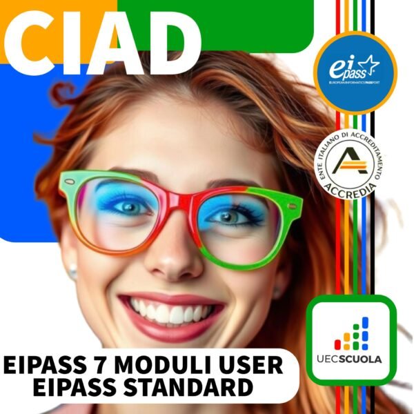 Certificazione Eipass 7 Moduli User + Convalida di Esame Standard per Personale ATA