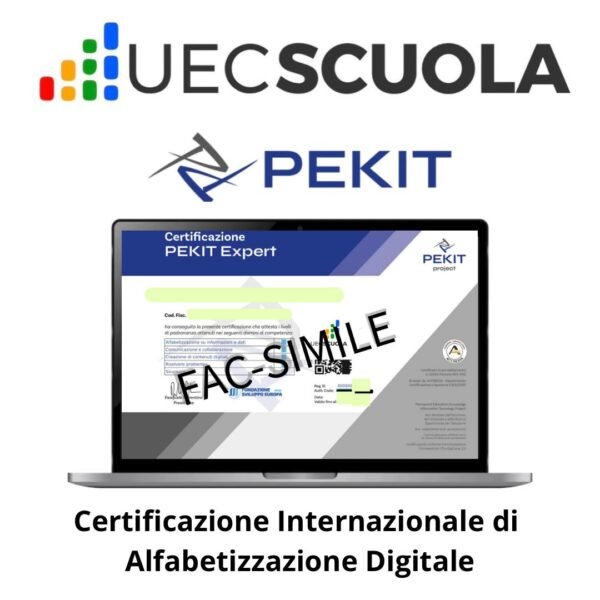 PEKIT EXPERT - Certificazione Internazionale di Alfabetizzazione Digitale - immagine 2
