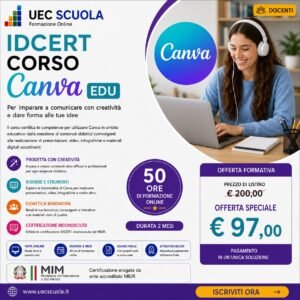 Corso Canva Edu IDCERT per Docenti