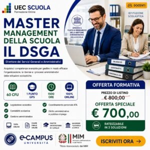 Master Management della Scuola: il DSGA