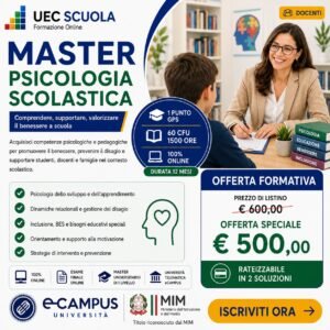 Master Psicologia Scolastica