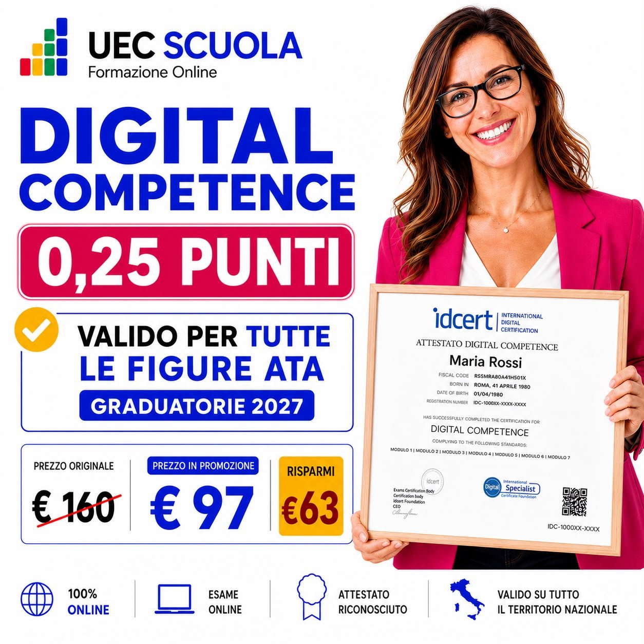 Certificazione Digital Competence 1 Certificazione Digital Competence